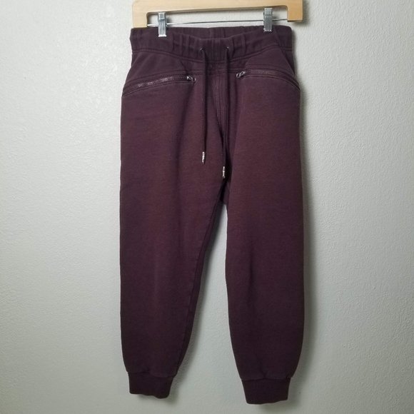 Adidas by Stella McCartney Pants - SOLD Adidas Stella Mccartney Joggers Zippered Pockets Burgandy Womens size S